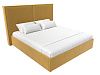 Интерьерная кровать Аура 160 (желтый цвет)