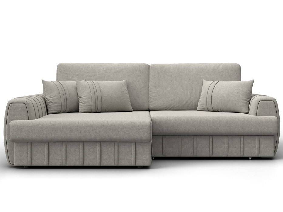 Диван угловой Лига-057 НПБ угол левый (амур 02 бежевый)