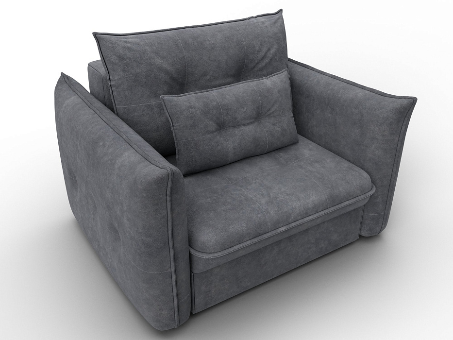 Кресло Лига-100 НПБ (brut 16 темно-серый)