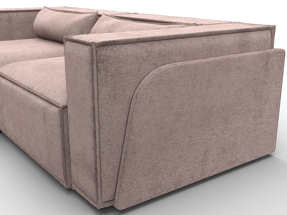 Диван угловой Лига-061 угол левый (tower 05 бежевый)