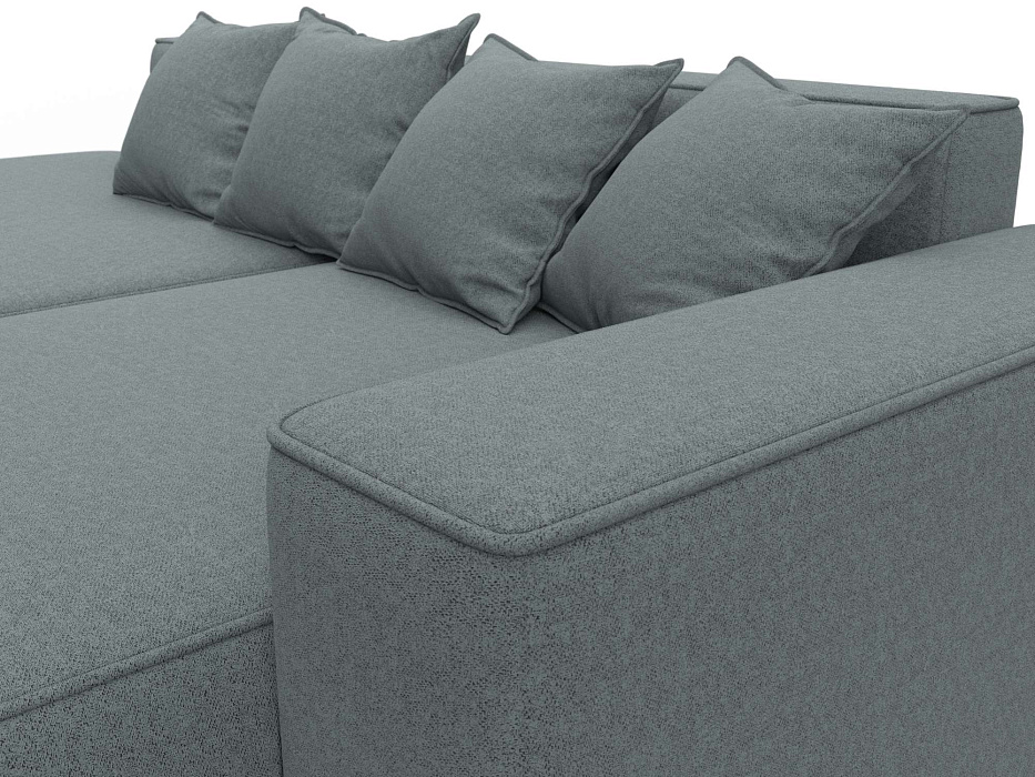 Диван угловой Лига-065 угол правый (амур 07 серый) Диван угловой Лига-065 угол правый (амур 07 серый)