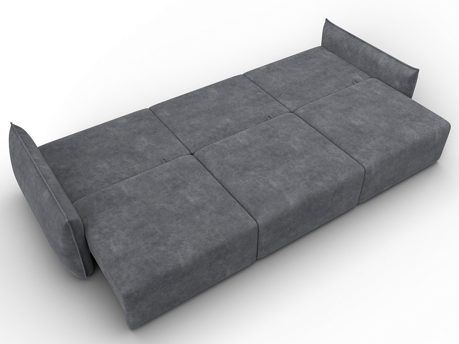 Диван прямой Лига-051 НПБ Лонг (brut 16 темно-серый)