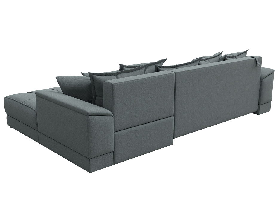 Диван угловой НордСтар правый угол (амур 07 серый)