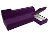 Угловой модульный диван Холидей Люкс (фиолетовый цвет)