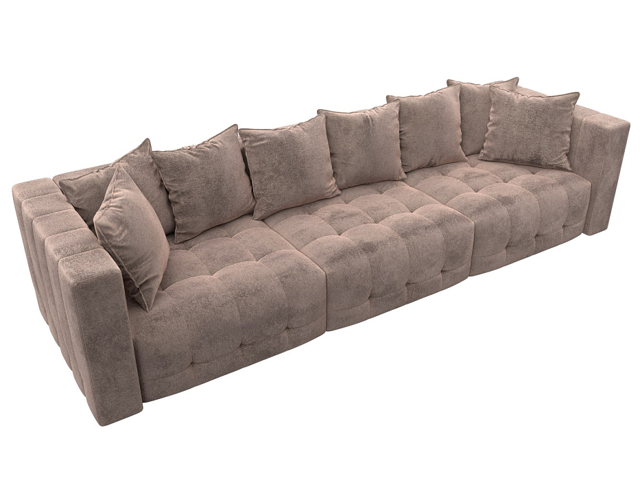 Диван прямой Лига-052 НПБ Лонг (tower 05 бежевый)