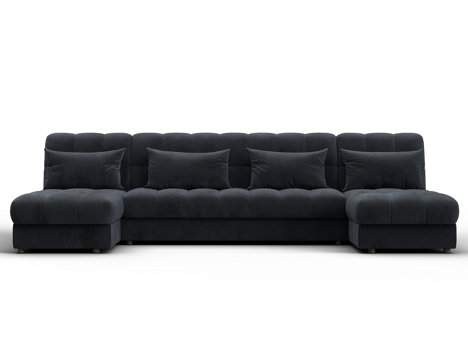 Диван П-образный Лига-116 НПБ (tower 11 темно-серый)