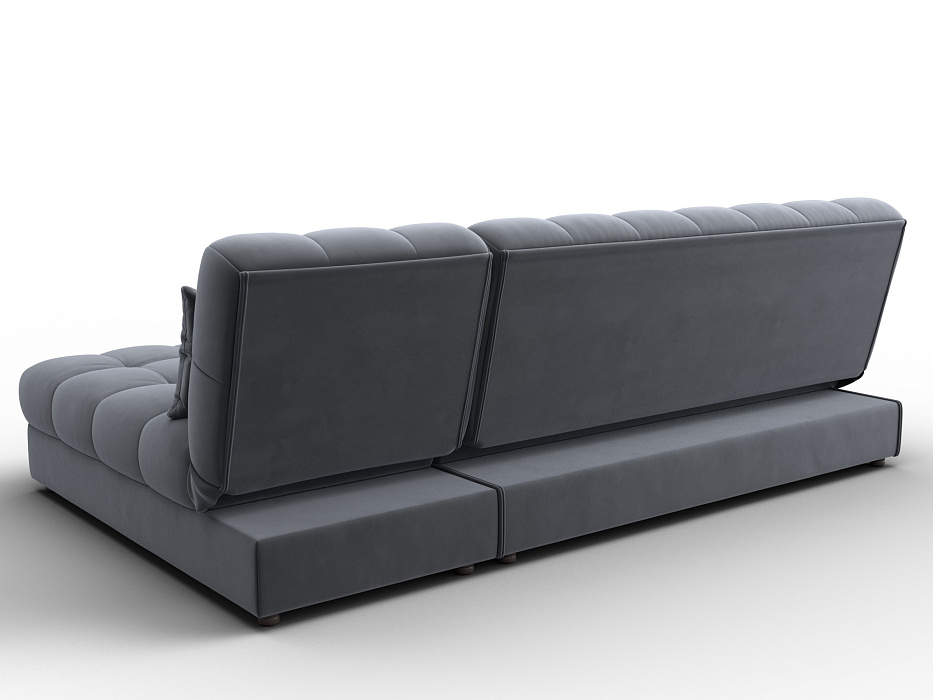 Диван угловой Лига-116 НПБ угол правый (seven 17 серый)