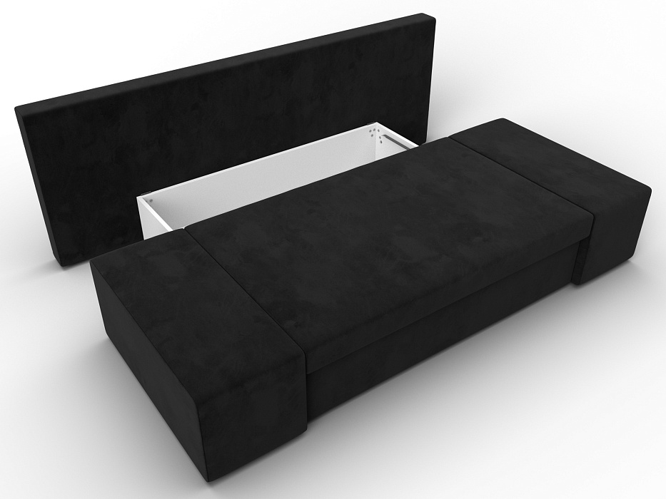 Диван прямой Сан Марко (черный)