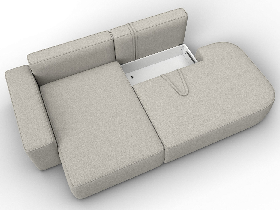 Диван угловой Лига-065 БП угол левый (амур 02 бежевый) Диван угловой Лига-065 БП угол левый (амур 02 бежевый)