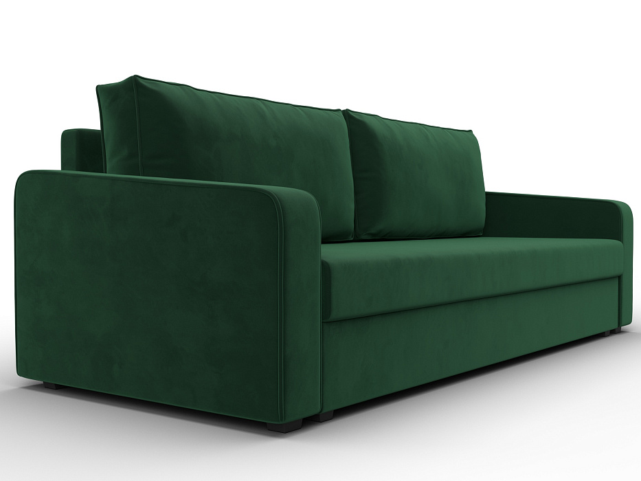 Диван прямой Лига-009 (зеленый)