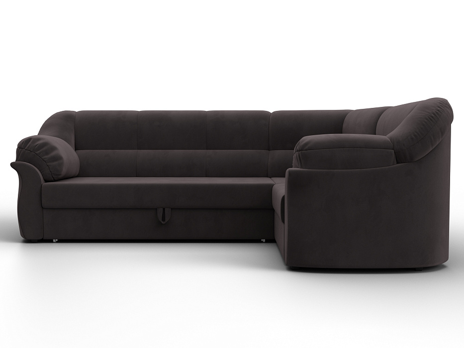 Диван угловой Карнелла правый угол (seven 727 коричневый)
