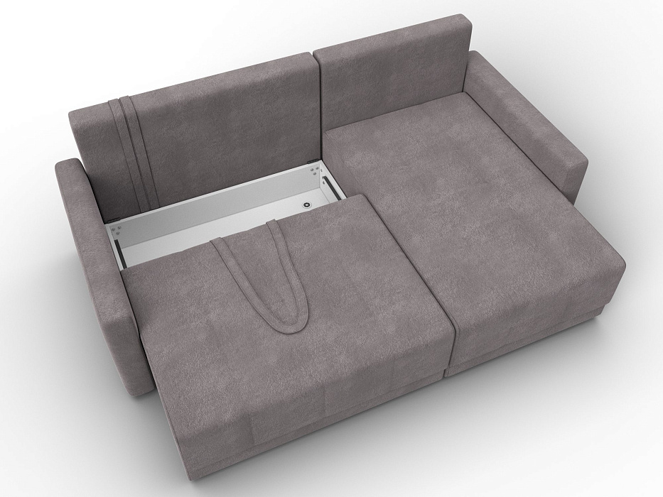 Диван угловой Лига-125 угол универсальный (laim 04 бежевый)