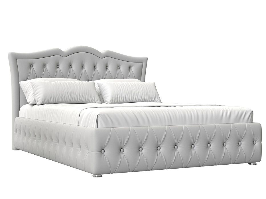 Кровать интерьерная Герда 160 (белый)