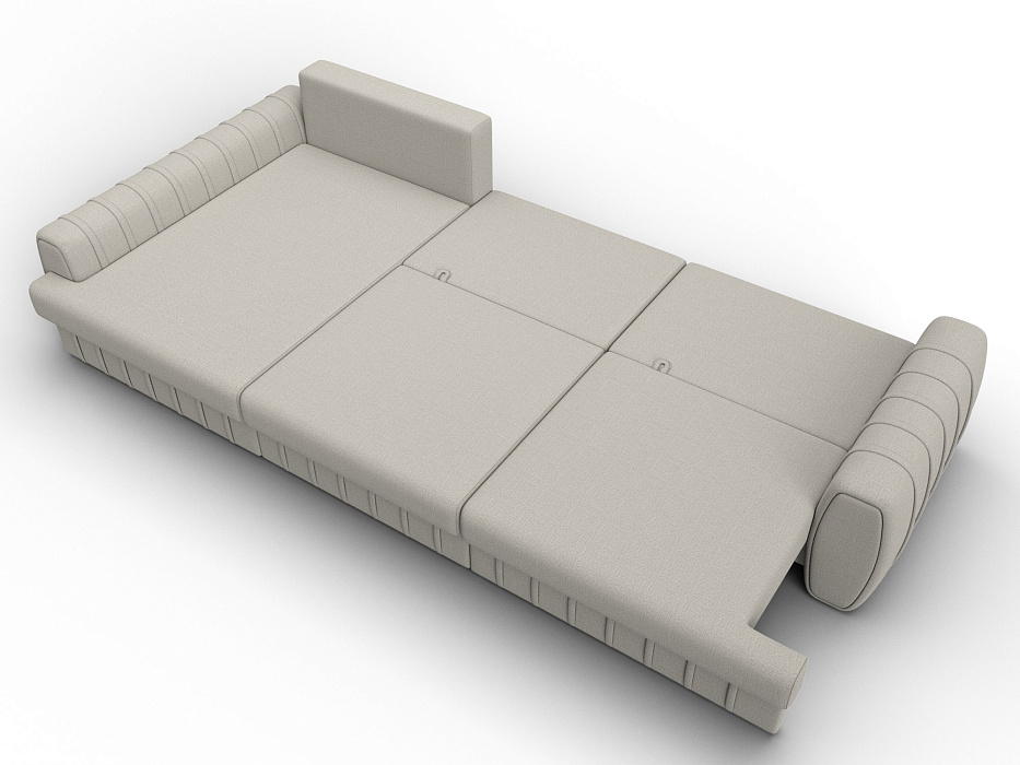 Диван угловой Лига-057 НПБ Лонг угол левый (амур 02 бежевый)