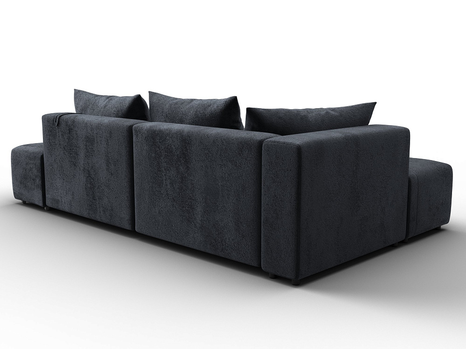 Диван угловой Лига-103 НПБ угол левый (tower 11 темно-серый)