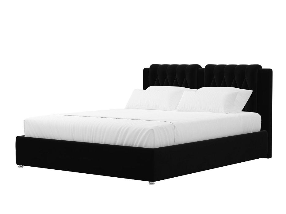 Интерьерная кровать Камилла 180 (черный)
