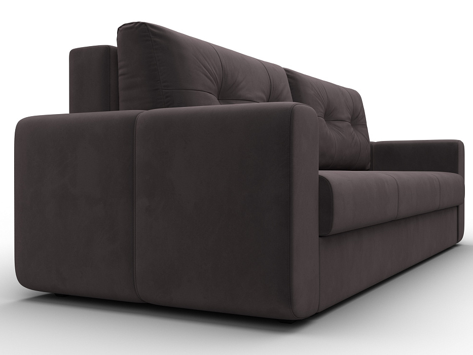 Диван прямой Лига-031 (коричневый)