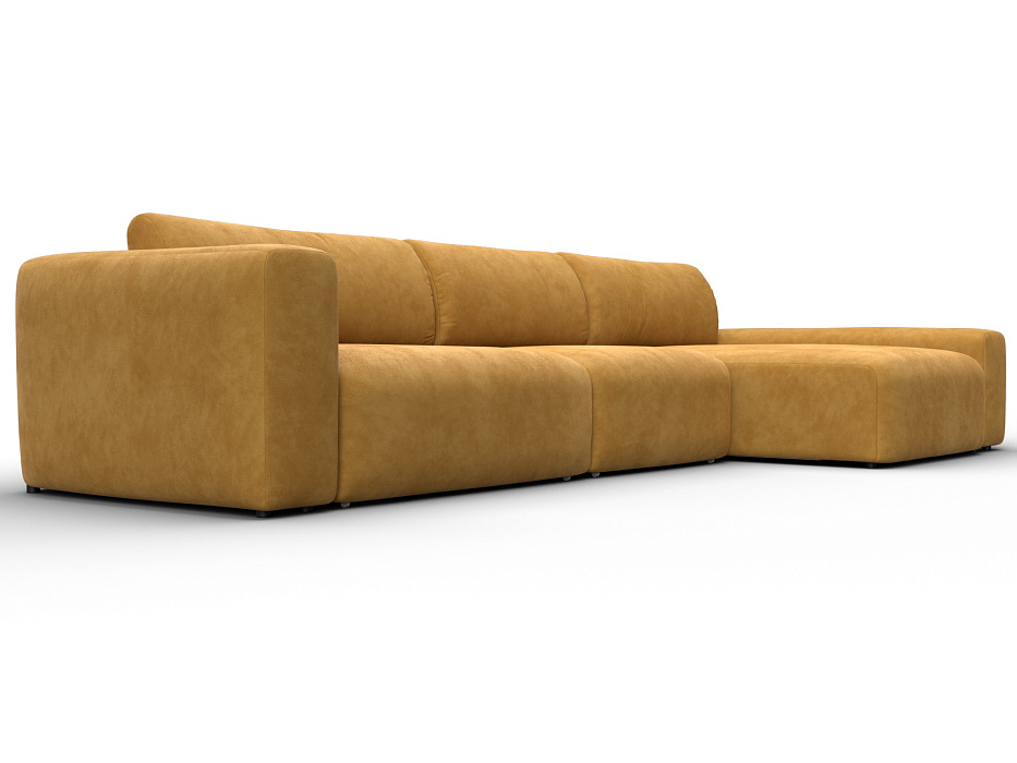 Диван угловой Лига-066 НПБ Лонг угол правый фото в интернет-магазине Лига Диванов