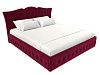 Интерьерная кровать Герда 200 (бордовый цвет)