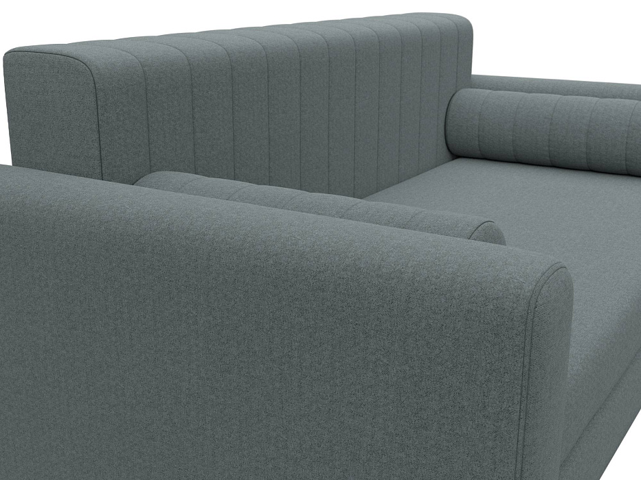 Диван прямой Лига-070 (амур 07 серый)