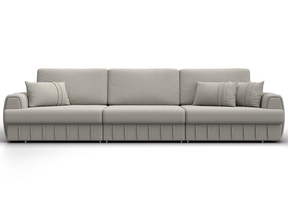 Диван прямой Лига-057 НПБ Лонг (амур 02 бежевый)