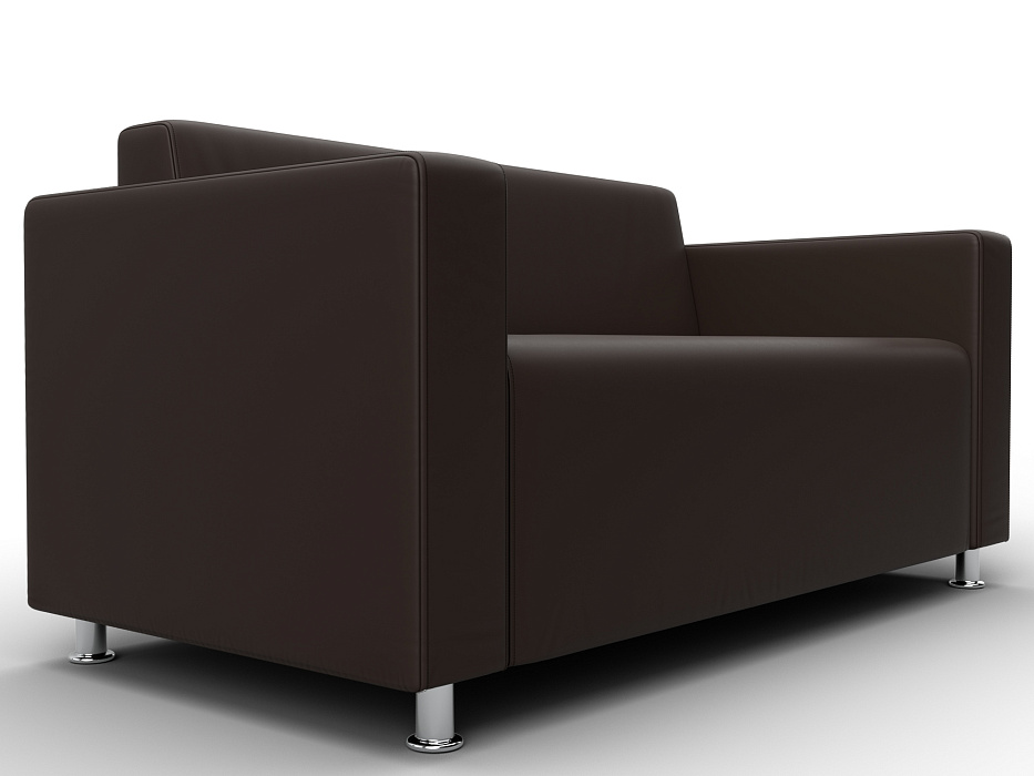 Диван прямой Лига-093 ВН (коричневый)