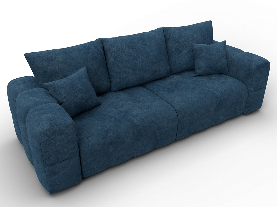 Диван прямой Лига-110 НПБ (brut 11 синий)