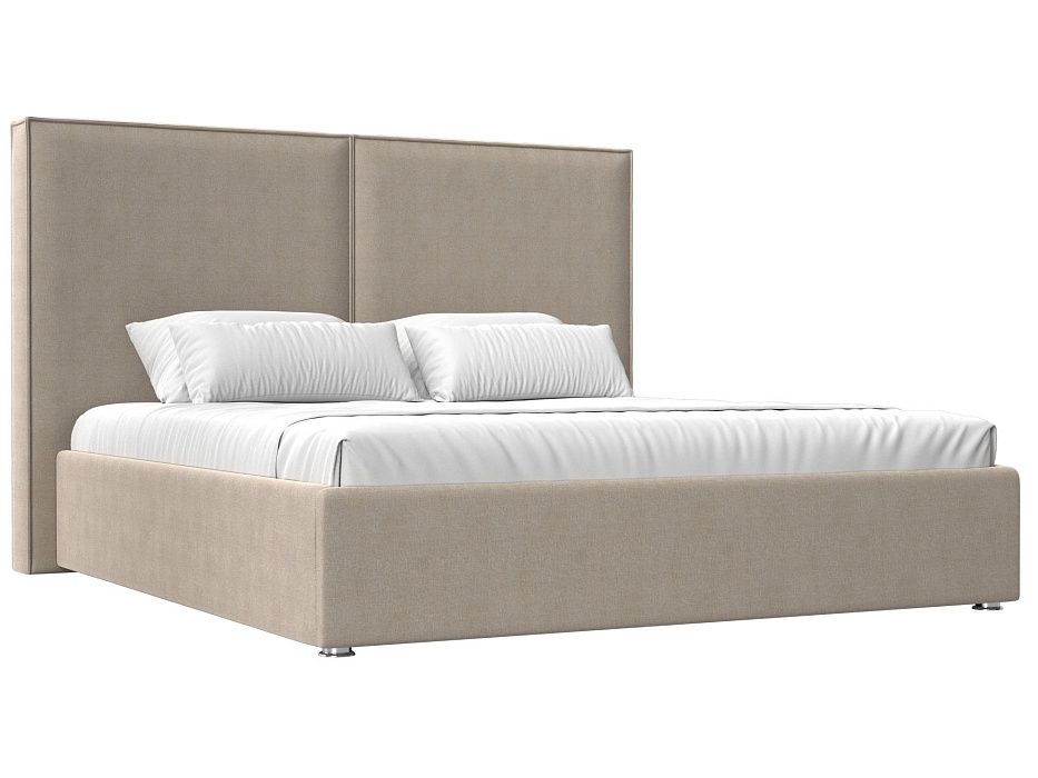 Интерьерная кровать Аура 160 (бежевый цвет)