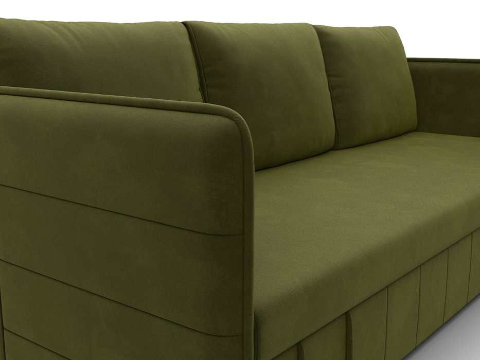 Диван прямой Слим (зеленый)
