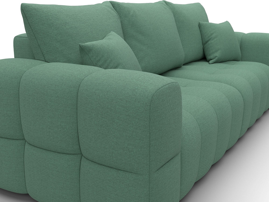 Диван прямой Лига-110 НПБ (амур 11 зеленый)