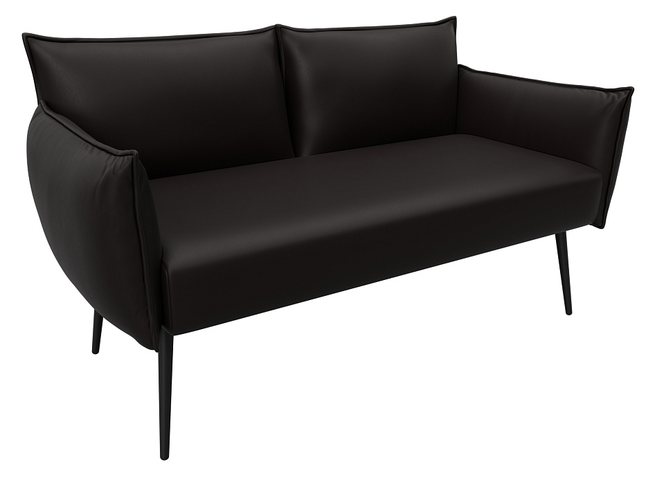 Диван прямой Лига-083 (экокожа grifon 12 коричневый)