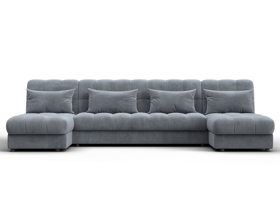 Диван П-образный Лига-116 НПБ (tower 10 серый)