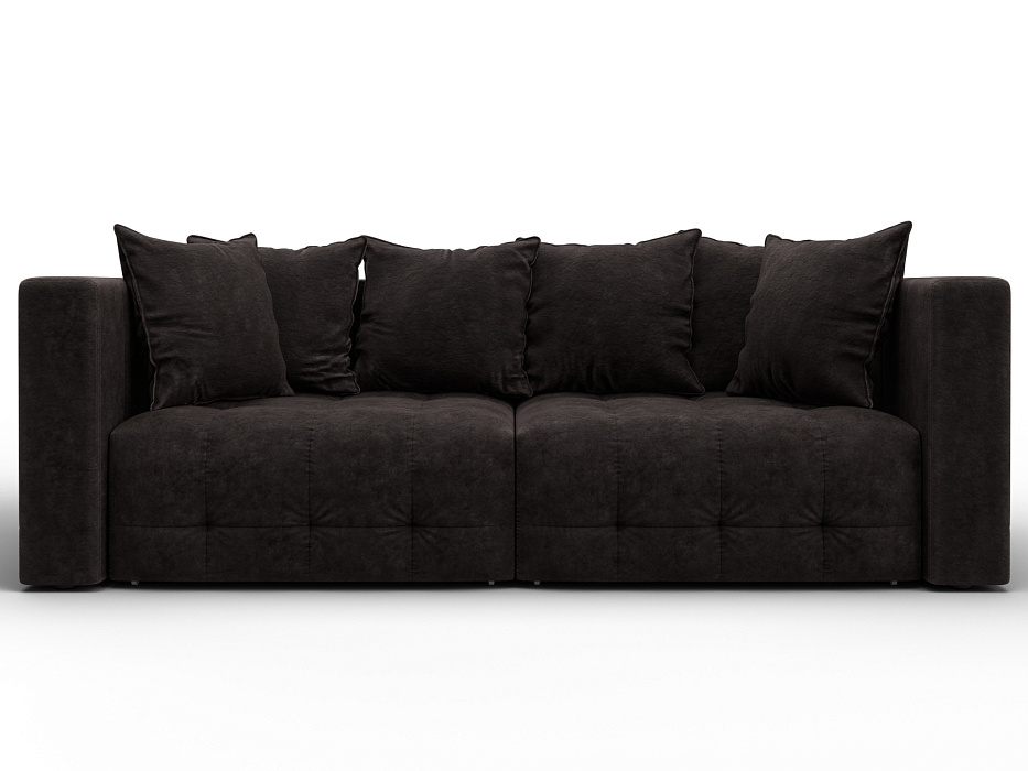 Диван прямой Лига-052 НПБ (brut 17 коричневый)