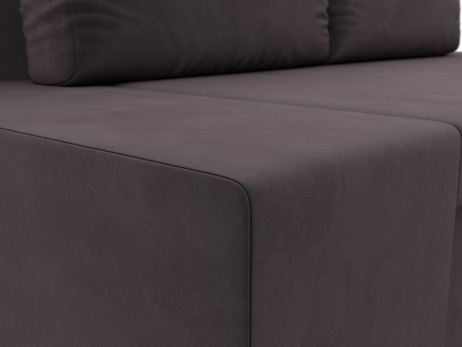 Диван прямой Сан Марко (коричневый)