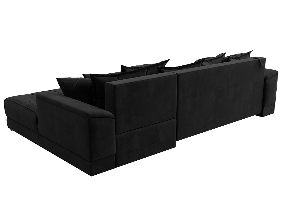 Диван угловой НордСтар правый угол (seven 35 черный)