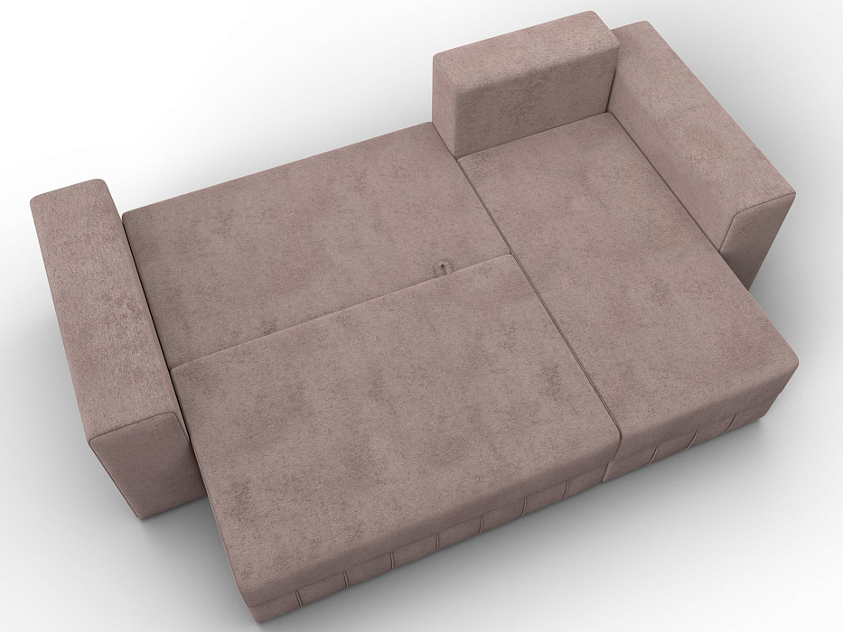 Диван угловой Лига-076 угол универсальный (tower 05 бежевый)