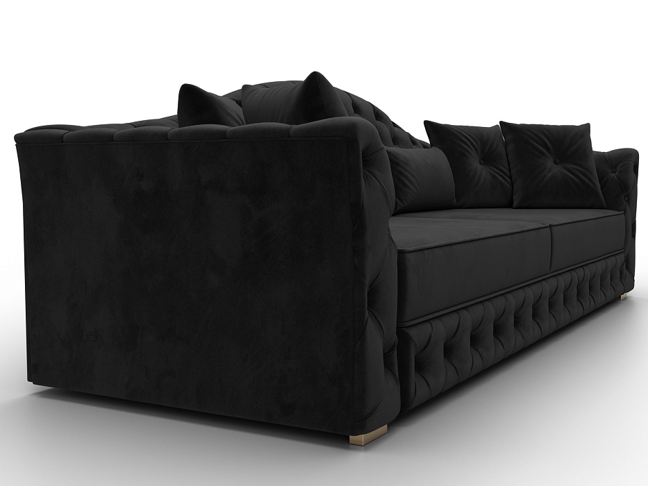 Диван прямой Артис (seven 35 черный)