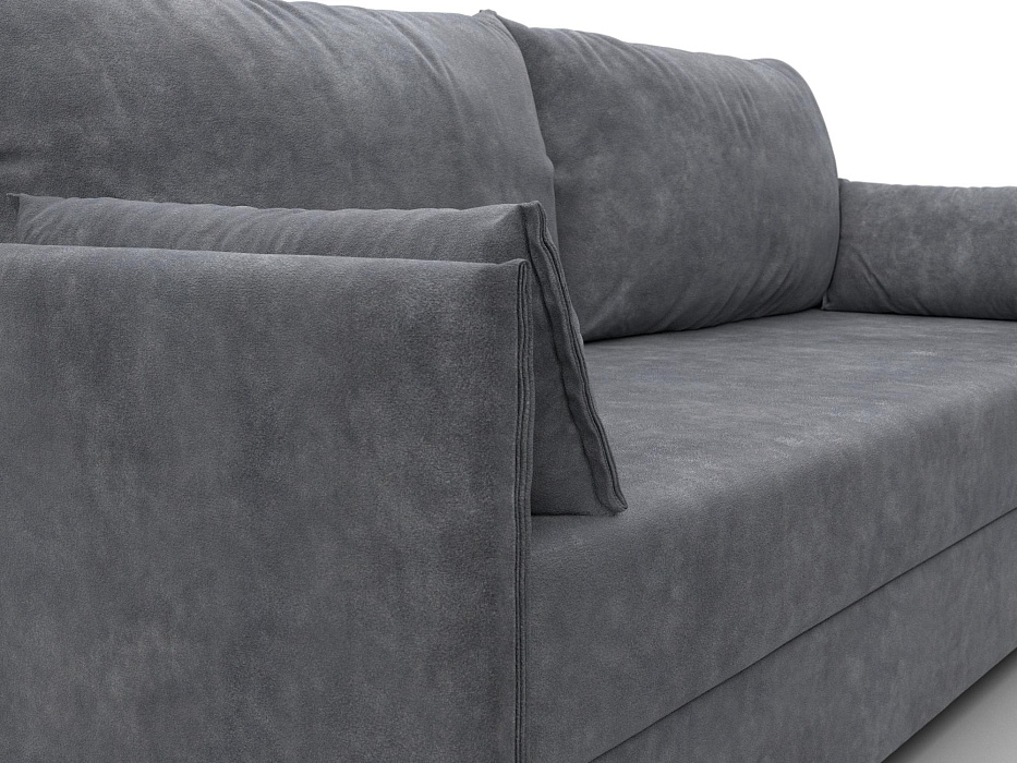 Диван прямой Сайгон (brut 16 темно-серый)