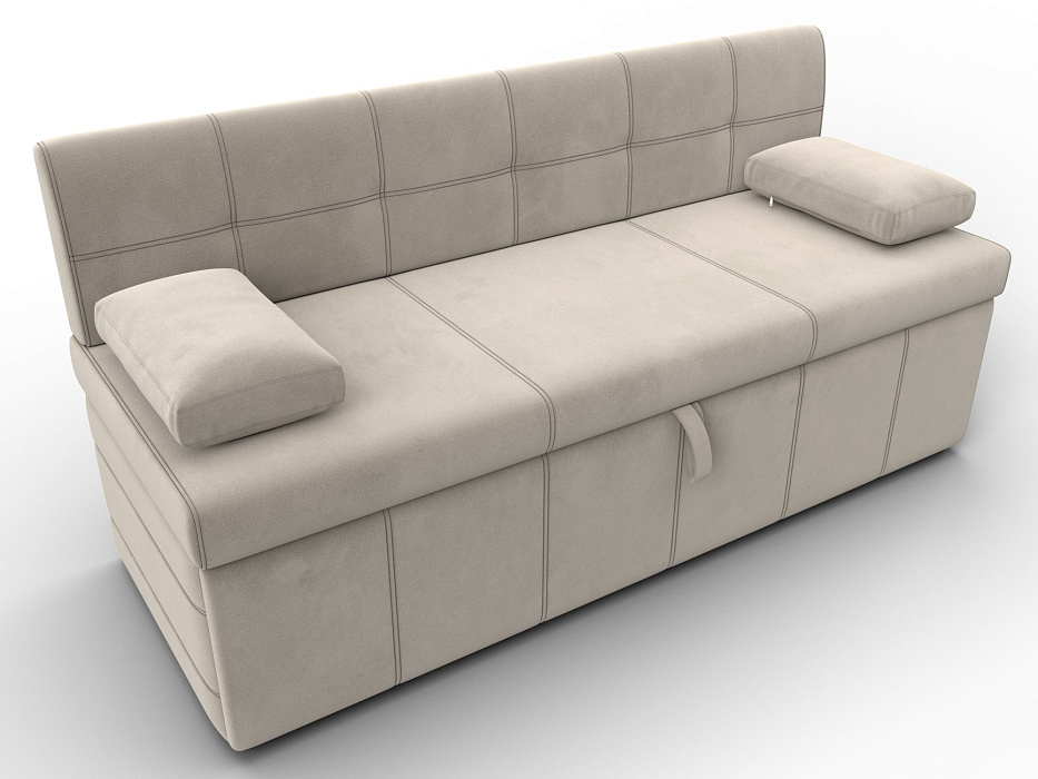 Диван кухонный прямой Лео (бежевый)