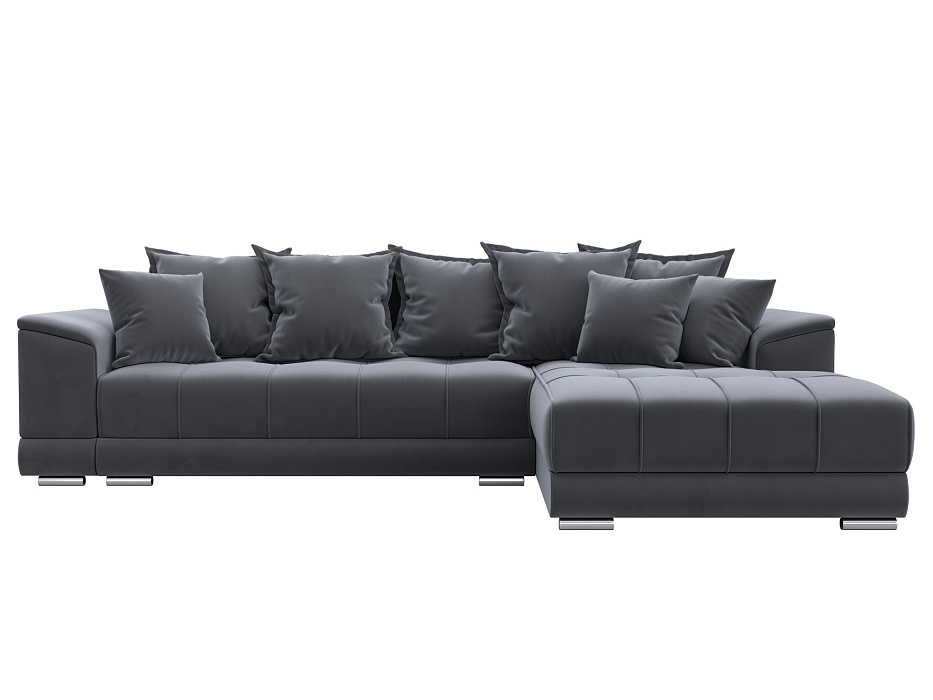 Диван угловой НордСтар правый угол (серый)