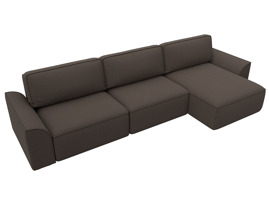 Диван угловой Лига-048 НПБ лонг (амур 05 коричневый) Диван угловой Лига-048 НПБ лонг (амур 05 коричневый)