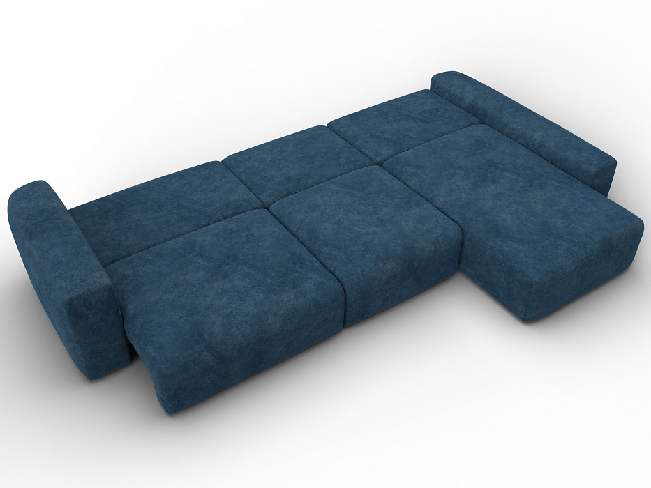 Диван угловой Лига-066 НПБ Лонг угол правый фото в интернет-магазине Лига Диванов