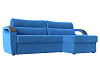 Угловой диван Форсайт правый угол (голубой цвет)