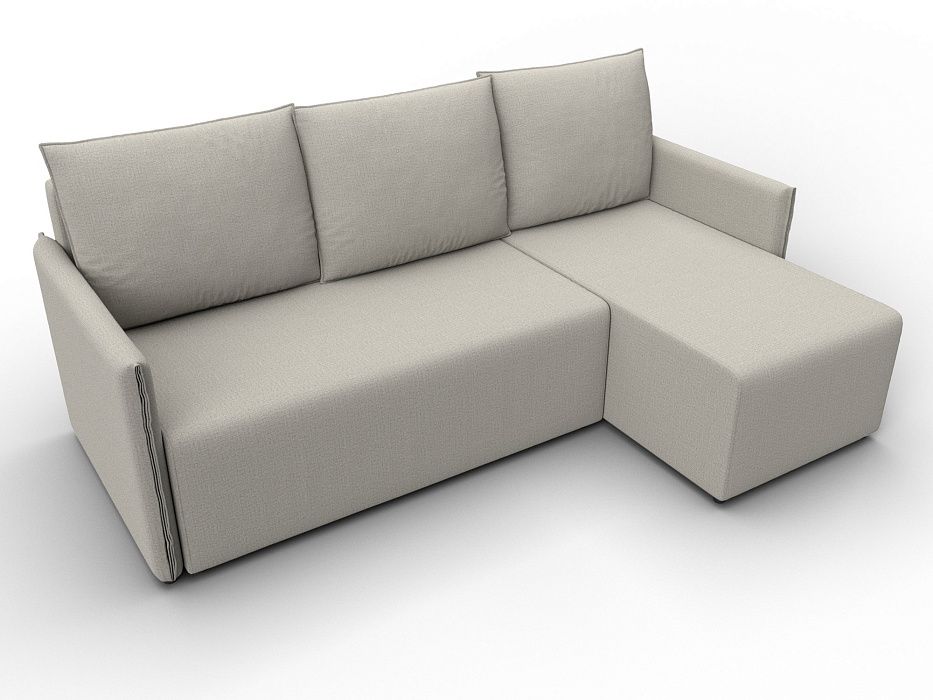 Диван угловой Лига-124 угол универсальный (амур 02 бежевый)