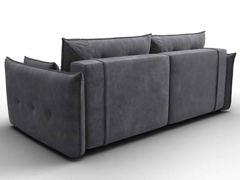 Диван прямой Лига-100 НПБ (brut 16 темно-серый)