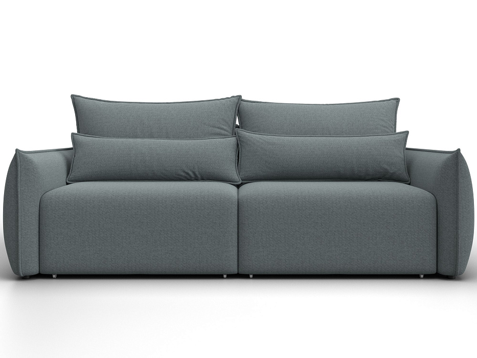 Диван прямой Лига-051 НПБ (амур 07 серый)