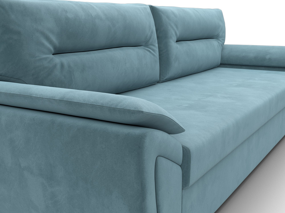 Диван прямой Нэстор Лайт (seven 113 бирюзовый)