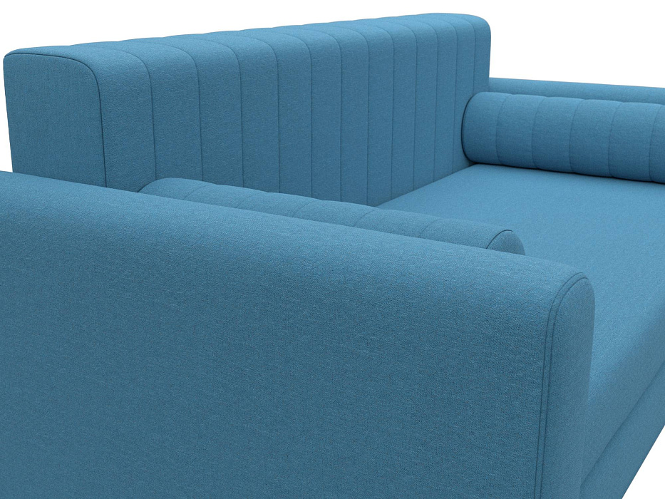 Диван прямой Лига-070 (амур 10 голубой)