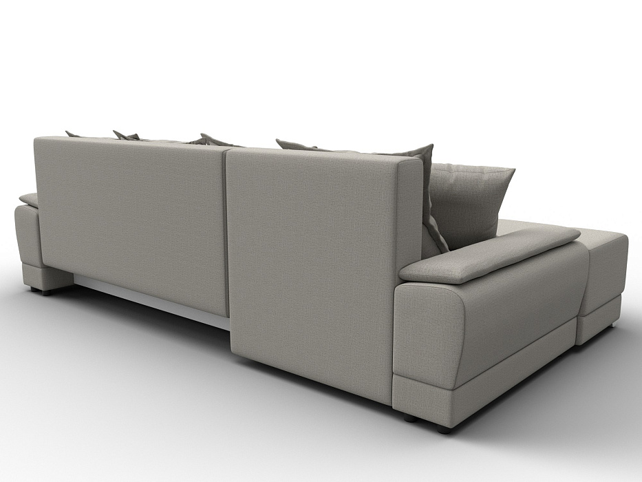 Диван угловой Лига-119 угол левый (амур 02 бежевый)