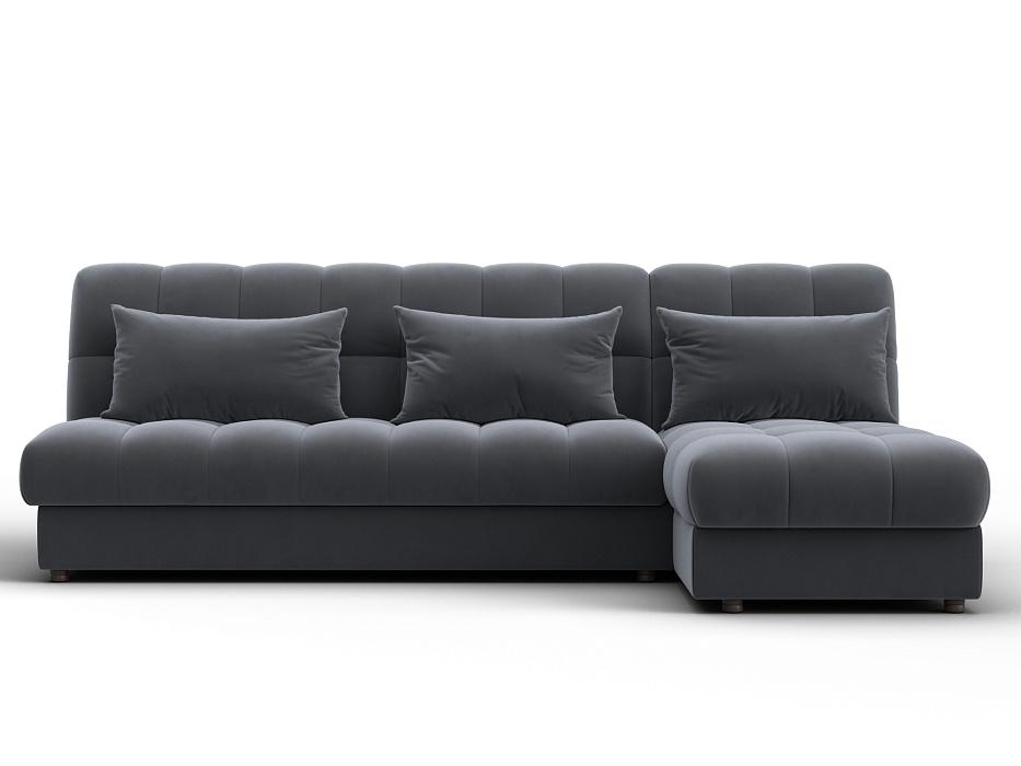 Диван угловой Лига-116 НПБ угол правый (seven 17 серый)